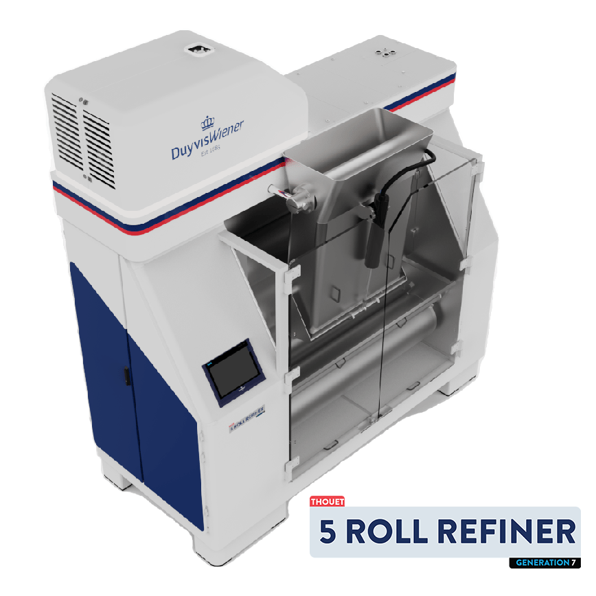 High quality Chocolate machinery: 5-roll refiner